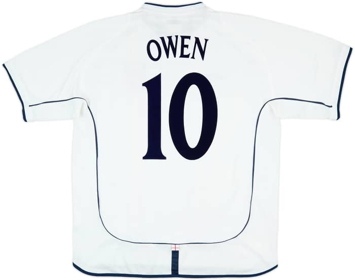 2001-03 England Home Shirt Owen #10 - 9/10 - (XL)