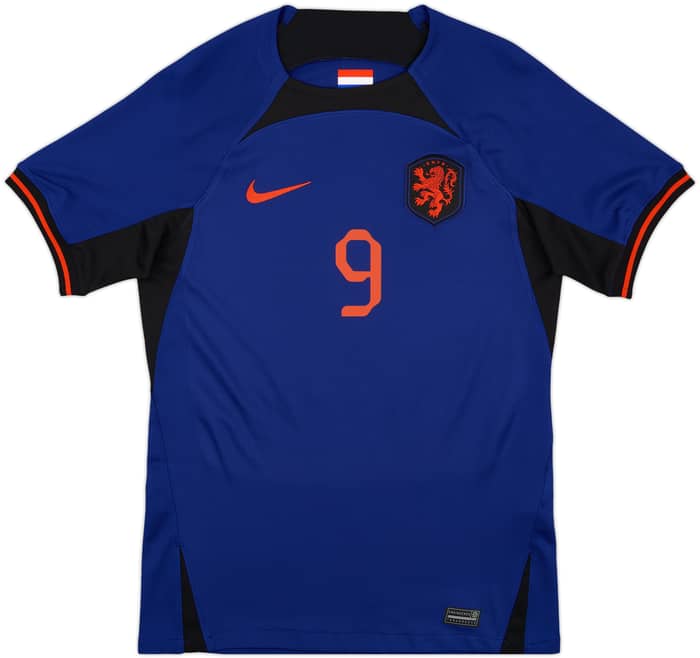 2022-24 Netherlands Away Shirt Gakpo #9 - 10/10 - (S)