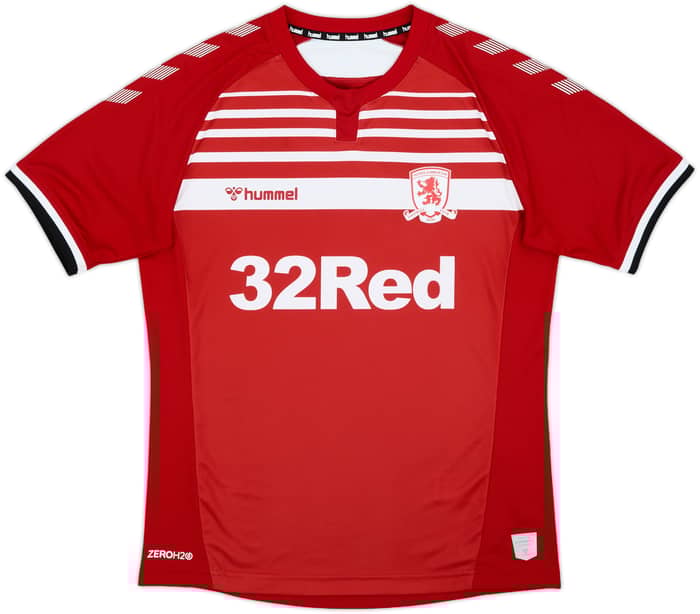 2019-20 Middlesbrough Home Shirt - 10/10 - (M)