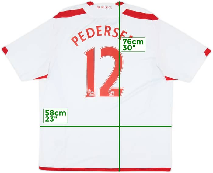 2009-10 Blackburn Away Shirt Pedersen #12 - 5/10 - (XL)