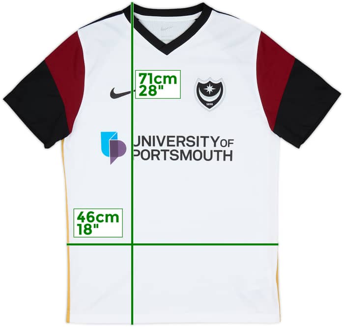 2021-22 Portsmouth Away Shirt - 8/10 - (M)