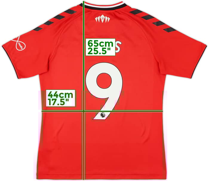 2021-22 Southampton Home Shirt Ings #9 - 8/10 - (M)