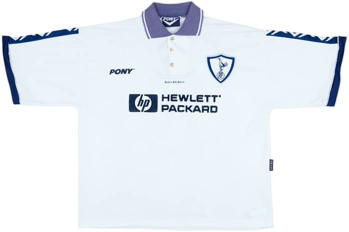 1995-97 Tottenham Home Shirt Sheringham #10 - 8/10 - (XL)