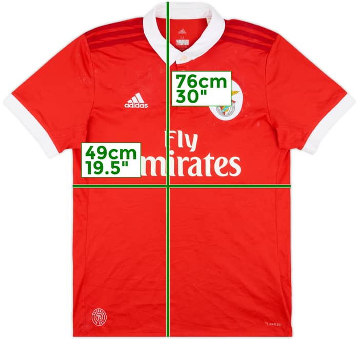 2017-18 Benfica Home Shirt - 5/10 - (M)