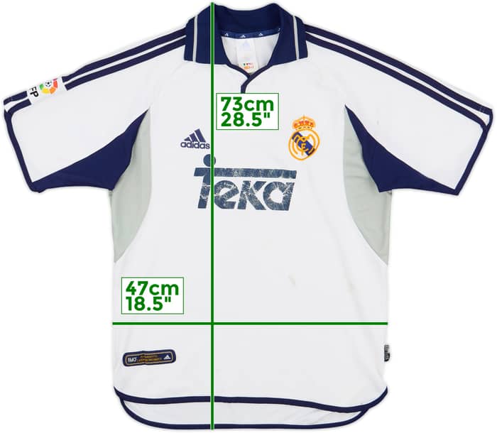 2000-01 Real Madrid Home Shirt - 5/10 - (S)