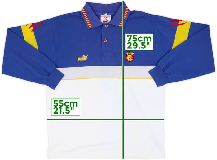 2002-03 Catalunya Puma Polo L/S Shirt - 7/10 - (M)