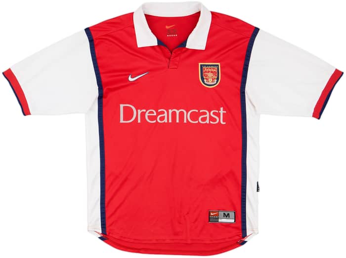 1999-00 Arsenal Home Shirt Henry #14 - 7/10 - (M)