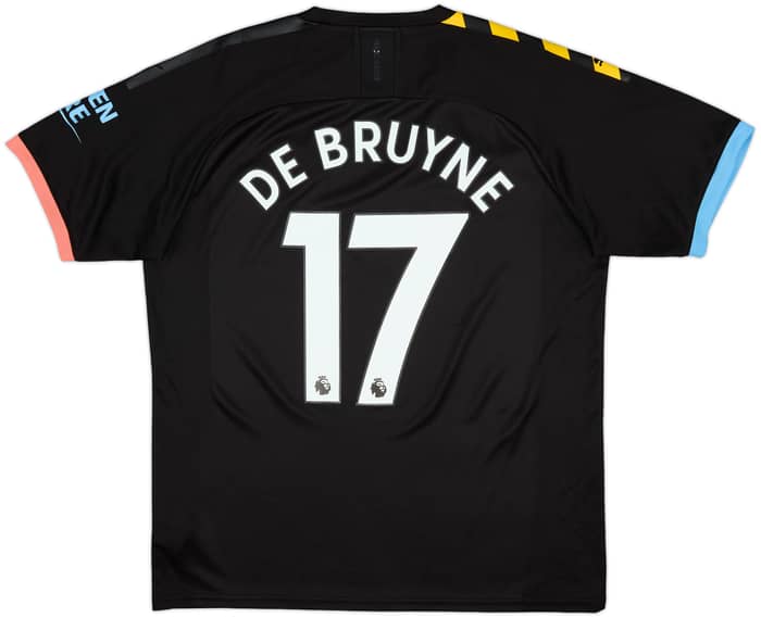 2019-20 Manchester City Away Shirt De Bruyne #17 - 8/10 - (L)