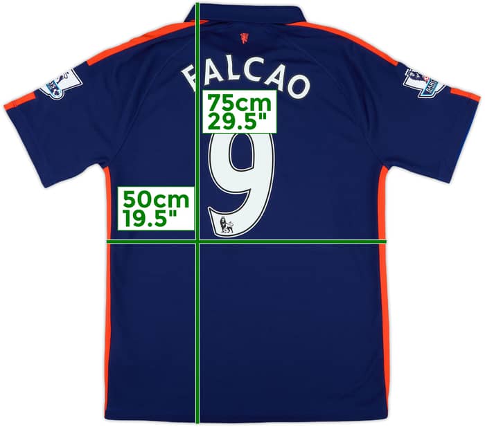 2014-15 Manchester United Third Shirt Falcao #9 - 10/10 - (M)