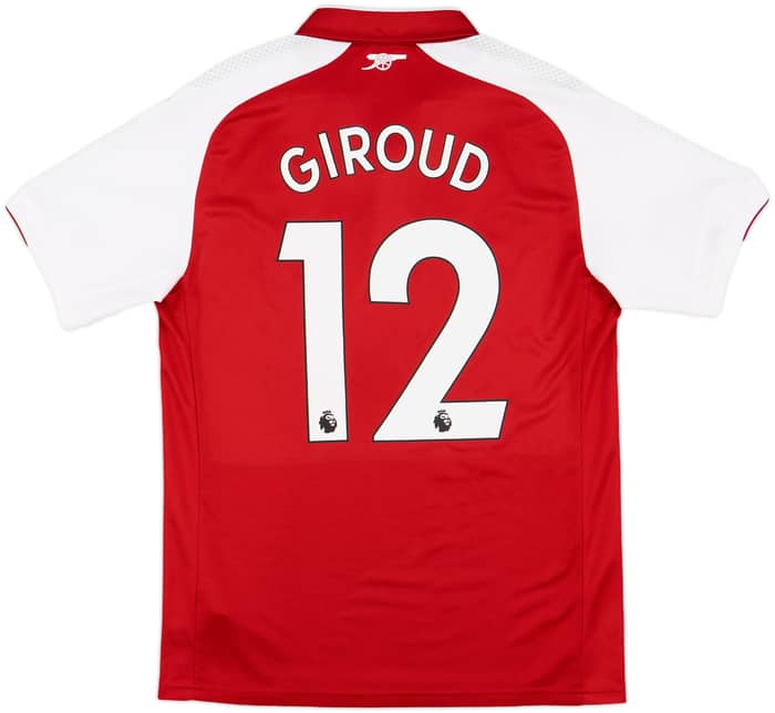 2017-18 Arsenal Home Shirt Giroud #12 - 10/10 - (S)