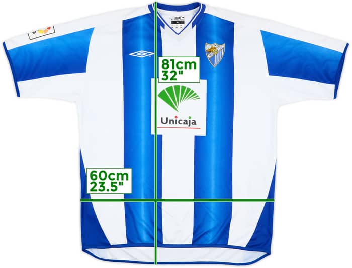 2003-04 Malaga Home Shirt - 7/10 - (XL)