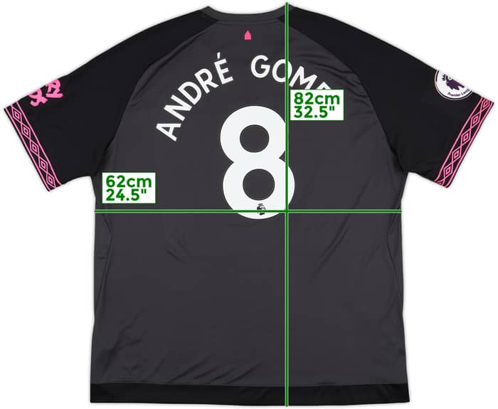 2018-19 Everton Away Shirt Andre Gomes #8 - 10/10 - (3XL)