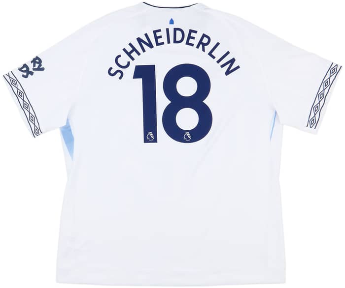 2018-19 Everton Third Shirt Schneiderlin #18 - 9/10 - (3XL)
