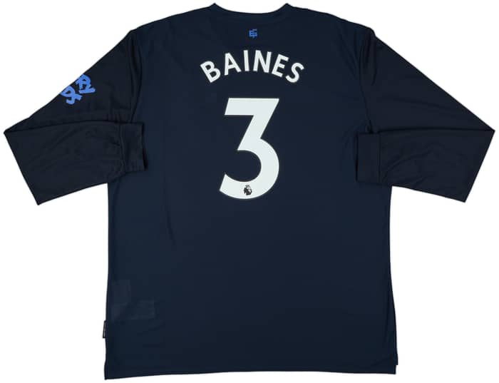 2019-20 Everton Third L/S Shirt Baines #3 - 10/10 - (3XL)