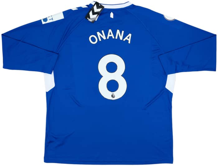 2022-23 Everton Home L/S Shirt Onana #8 (3XL)