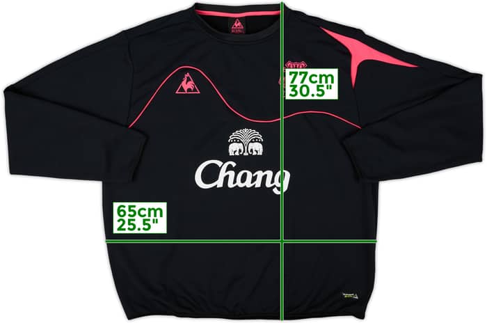 2009-10 Everton Le Coq Sportif Sweat Top - 8/10 - (XXL)