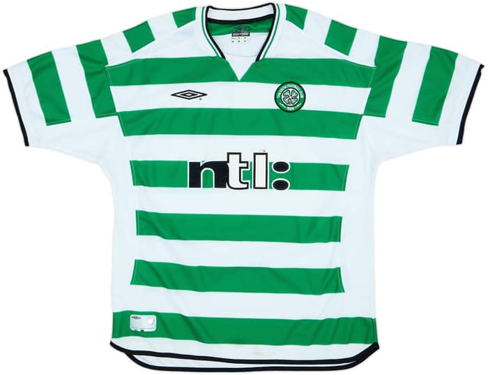 2003-04 Celtic Home Shirt Petrov #19 - 6/10 - (XL)