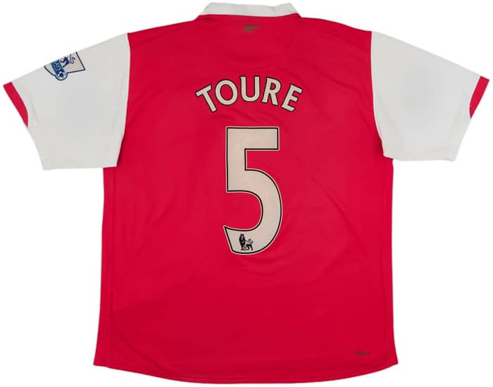 2006-08 Arsenal Home Shirt Toure #5 - 6/10 - (L)