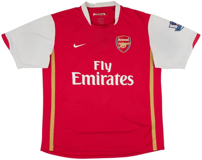 2006-08 Arsenal Home Shirt Toure #5 - 6/10 - (L)