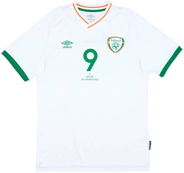 2020-21 Ireland Match Issue Away Shirt Collins #9