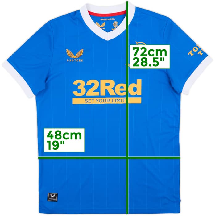2021-22 Rangers Home Shirt - 10/10 - (S)