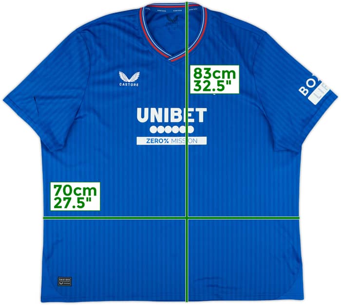 2023-24 Rangers Home Shirt - 5/10 - (4XL)