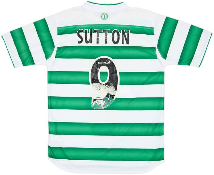 2003-04 Celtic Home Shirt Sutton #9 - 4/10 - (S)