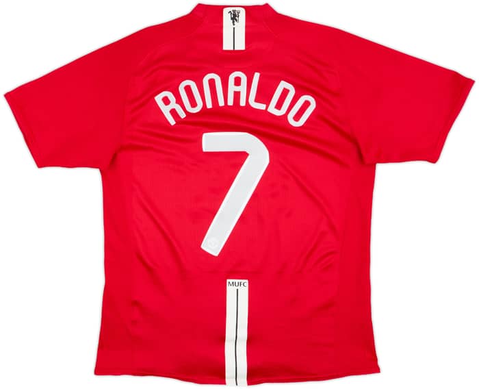 2007-09 Manchester United Home Shirt Ronaldo #7 - 6/10 - (M)