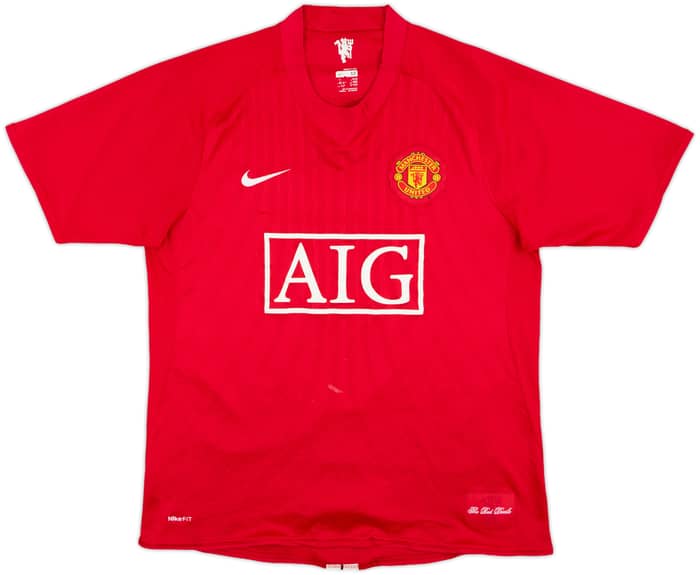 2007-09 Manchester United Home Shirt Ronaldo #7 - 6/10 - (M)