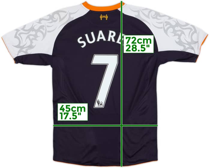 2012-13 Liverpool Third Shirt Suarez #7 - 8/10 - (S)