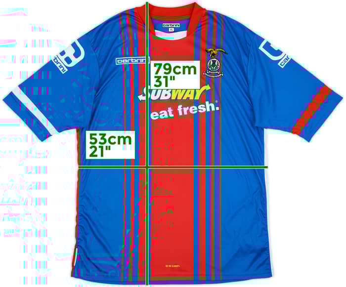 2015-16 Inverness Caledonian Thistle Home Shirt - 6/10 - (XL)