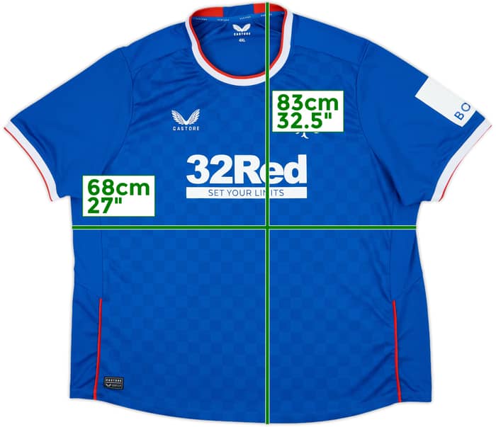 2022-23 Rangers Home Shirt - 10/10 - (4XL)