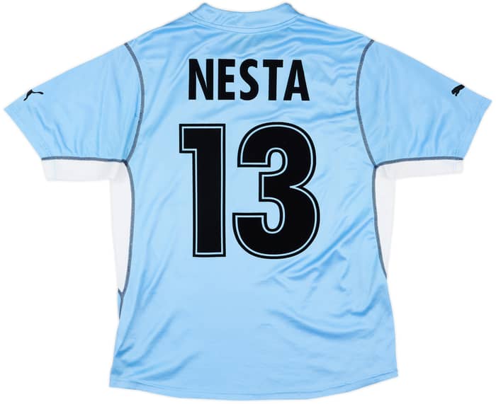 2001-02 Lazio Home Shirt Nesta #13 - 6/10 - (L)
