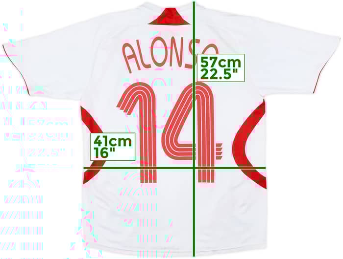 2007-08 Liverpool Away Shirt Alonso #14 - 6/10 - (M.Boys)