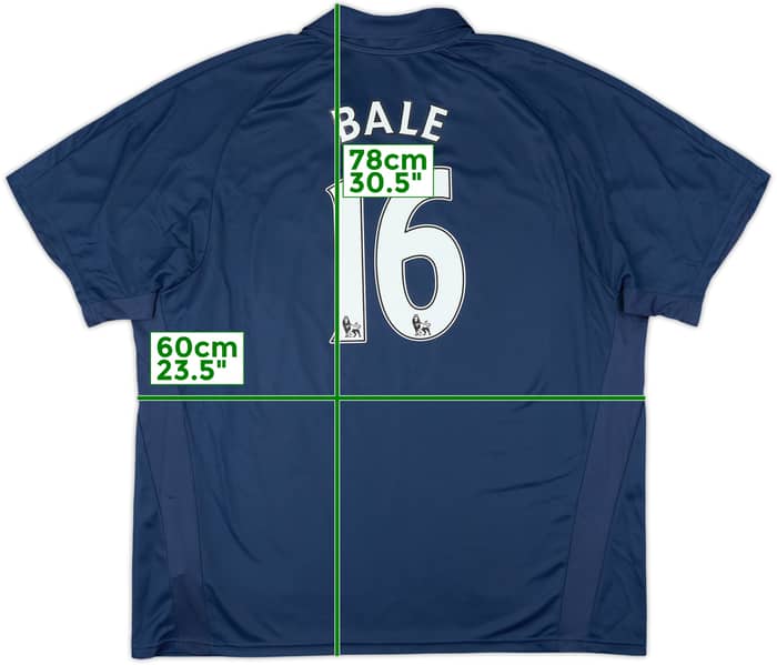 2007-08 Tottenham Away Shirt Bale #16 - 8/10 - (3XL)