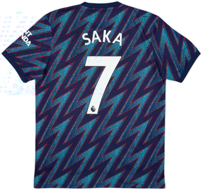 2021-22 Arsenal Third Shirt Saka #7 - 8/10 - (M)