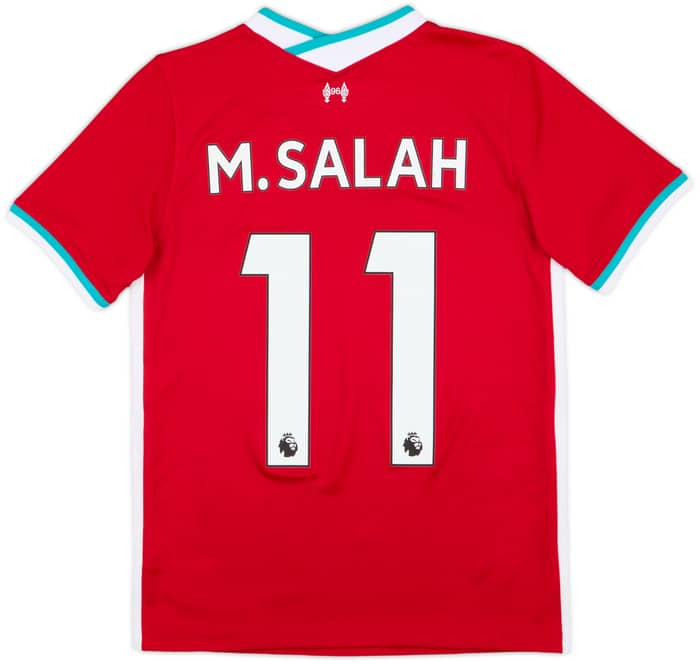 2020-21 Liverpool Home Shirt M.Salah #11 - 9/10 - (L.Boys)