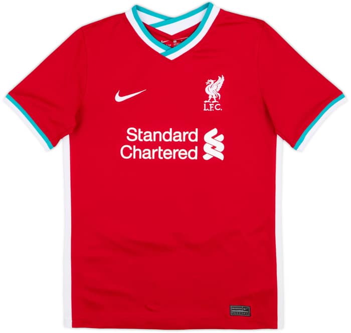 2020-21 Liverpool Home Shirt M.Salah #11 - 9/10 - (L.Boys)