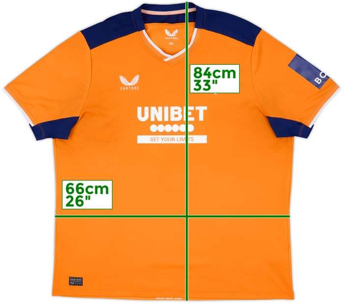 2022-23 Rangers Third Shirt - 6/10 - (3XL)