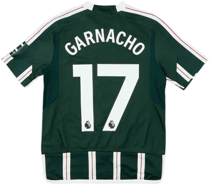 2023-24 Manchester United Away Shirt Garnarcho #17 - 8/10 - (L.Boys)