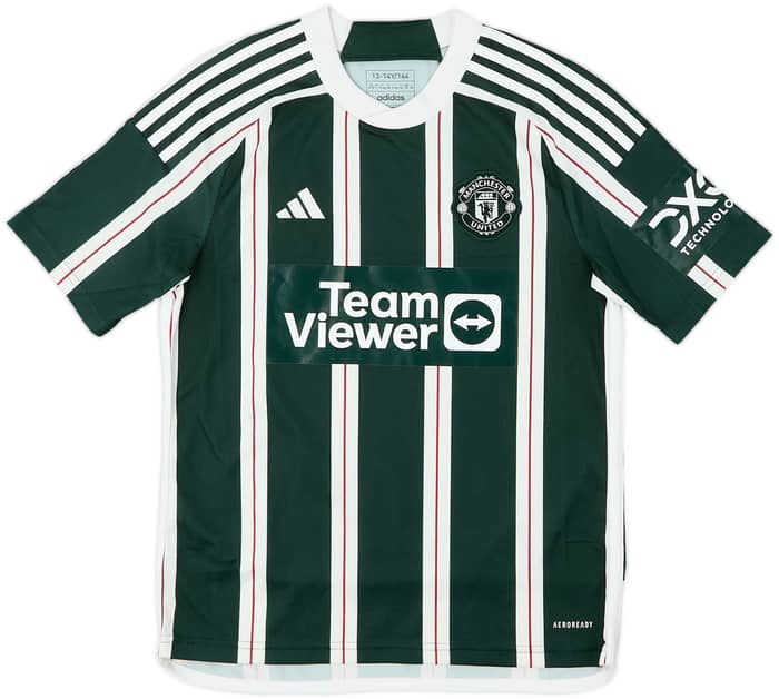 2023-24 Manchester United Away Shirt Garnarcho #17 - 8/10 - (L.Boys)