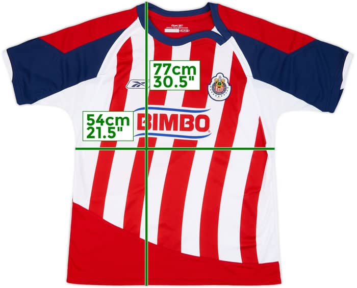 2007-08 Chivas Guadalajara Home Shirt - 7/10 - (M)