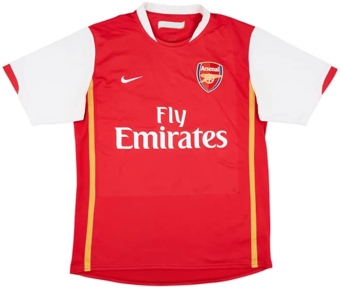 2006-08 Arsenal Home Shirt Flamini #16 - 8/10 - (L)
