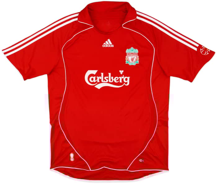 2006-08 Liverpool Home Shirt Geerard #8 - 6/10 - (L)