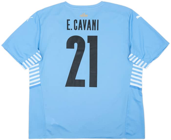 2021-22 Uruguay Home Shirt Cavani #21 - 8/10 - (XL)