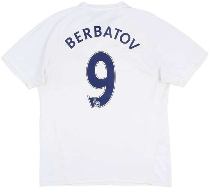 2007-08 Tottenham Home Shirt Berbatov #9 - 8/10 - (L)