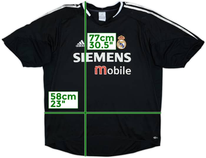 2004-05 Real Madrid Camiseta Visitante - 5/10 - (XL)