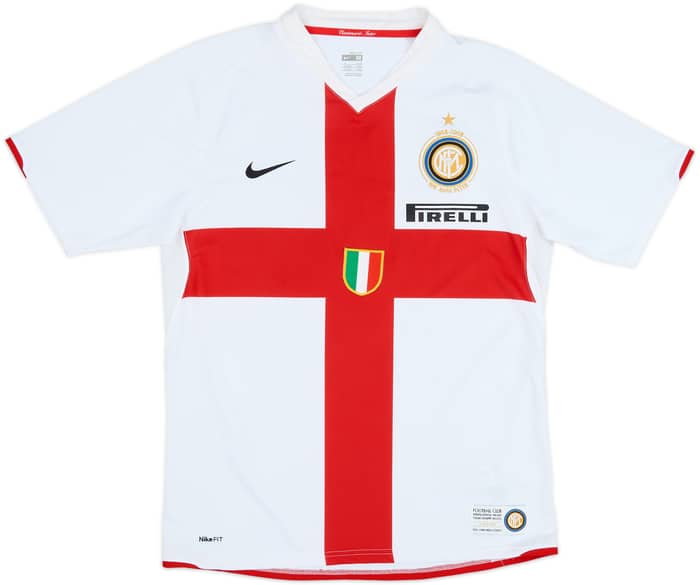 2007-08 Inter Milan Centenary Away Shirt J.Zanetti #4 - 4/10 - (M)