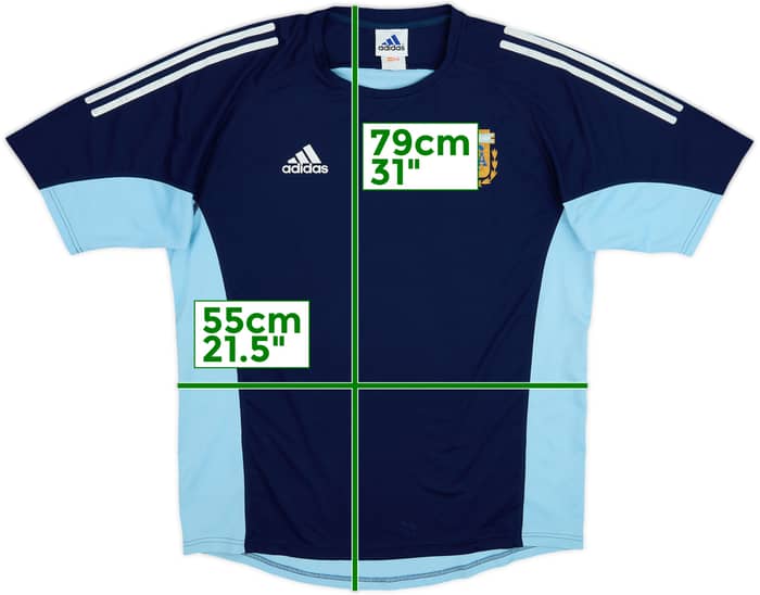 2002-03 Argentina adidas Training Shirt - 7/10 - (L/XL)