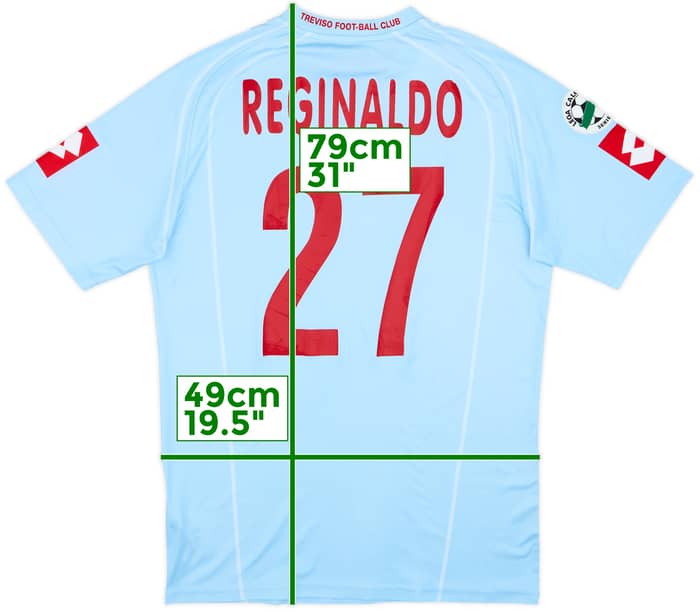 2004-05 Treviso Match Issue Away Shirt Reginaldo #27